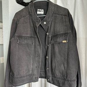 Black Zyia Jean Jacket
